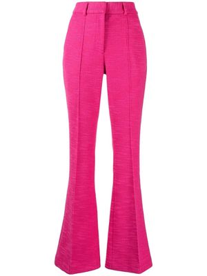Rebecca Vallance Anita flared tailored-cut trousers - Pink