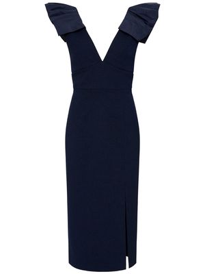 Rebecca Vallance Bon Ami sleeveless midi dress - Blue