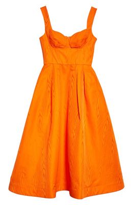 Rebecca Vallance Carmelita Cutout A-Line Dress in Orange