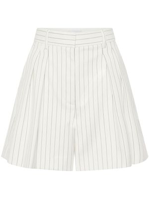 Rebecca Vallance Cedric pinstripe-pattern shorts - Neutrals