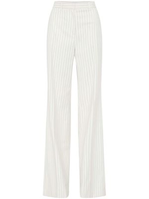 Rebecca Vallance Cedric pinstripe-pattern trousers - Neutrals
