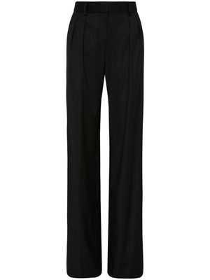 Rebecca Vallance Charlie pleated high-waisted trousers - Black