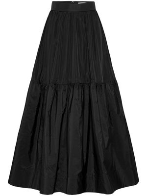 Rebecca Vallance Chiara pleated tiered midi skirt - Black
