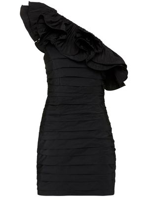 Rebecca Vallance Chloe one-shoulder minidress - Black