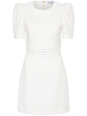 Rebecca Vallance Claire short-sleeved minidress - White