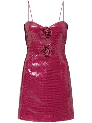 Rebecca Vallance Courtney sequinned minidress - Pink