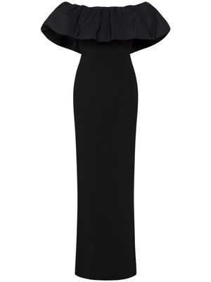 Rebecca Vallance Danielle off-shoulder gown - Black