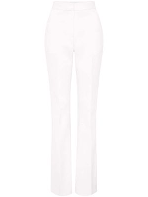 Rebecca Vallance Evelyn high-waisted straight-leg trousers - White