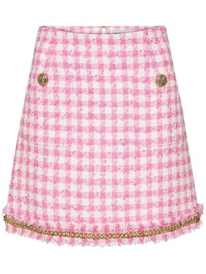 Rebecca Vallance Gabrielle tweed miniskirt - Pink