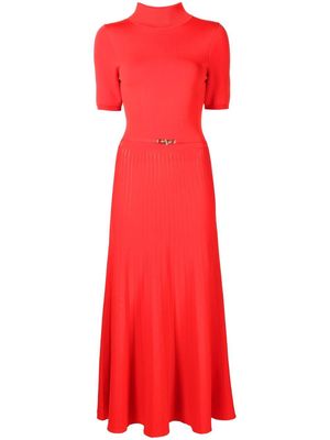 Rebecca Vallance high-neck maxi dress - Red