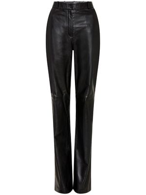 Rebecca Vallance Lincoln high-waist leather trousers - Black