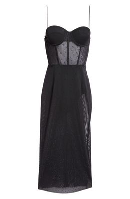 Rebecca Vallance Lucienne Midi Dress in Black