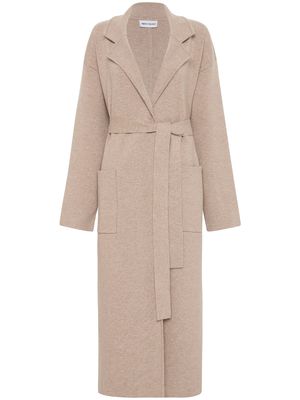 Rebecca Vallance Marion belted single-breasted coat - OATMEAL