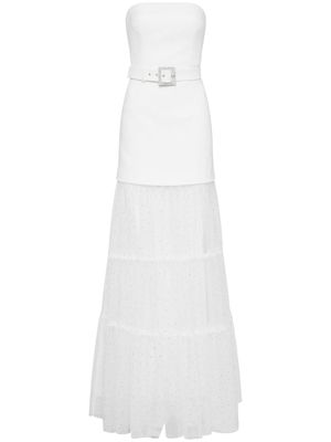 Rebecca Vallance Mirabella strapless maxi dress - White