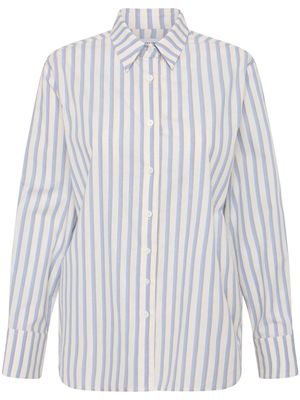 Rebecca Vallance Philippe striped cotton shirt - White