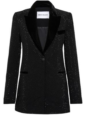 Rebecca Vallance Priscilla crystal-embellished blazer - Black