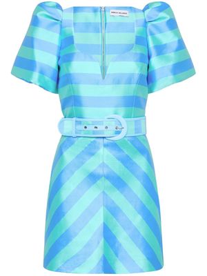 Rebecca Vallance Seychelles striped minidress - Blue