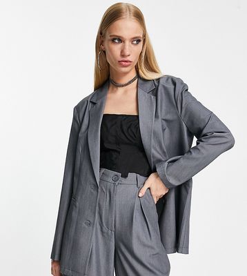 Reclaimed Vintage mensy blazer in gray-Blue