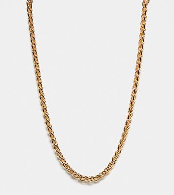 Reclaimed Vintage unisex chain necklace in gold-Silver