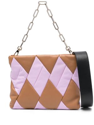Reco Cubo Duquesa leather bag - Neutrals