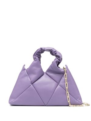 Reco Didi quilted leather tote bag - Purple