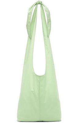 Recto Green Knotted Strap Tote