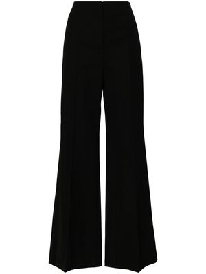 Recto Nova high-waisted flared trousers - Black