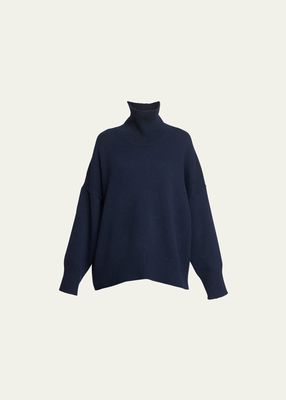 Recycled Cashmere Turtleneck Sweater