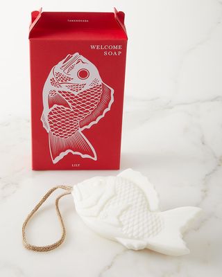 Red Box White Lily Fish Soap