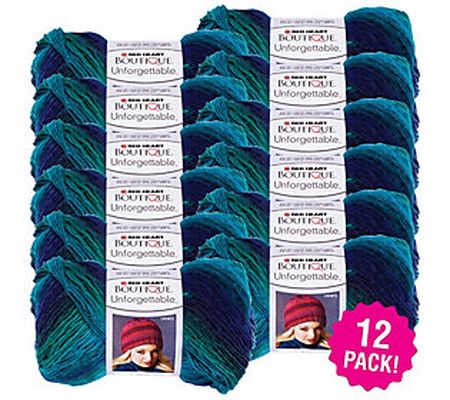 Red Heart 12-Multipack Dragonfly Boutique Unfor gettable Yarn