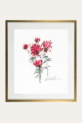 "Red Mums - Flower 1" Giclee by Robert Robinson