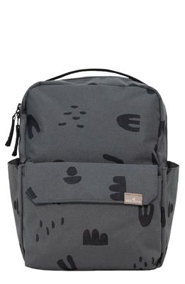 RED ROVR Mini Roo Diaper Backpack in Charcoal Doodle 