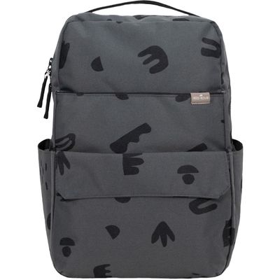 RED ROVR Roo Diaper Backpack in Charcoal Doodle 