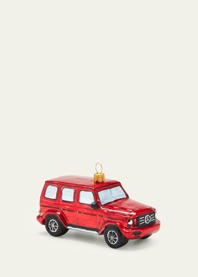 Red SUV Ornament