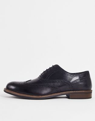 Red Tape leather brogues in black
