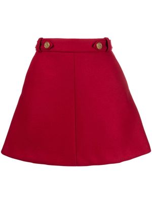 RED Valentino A-line wool-blend mini skirt