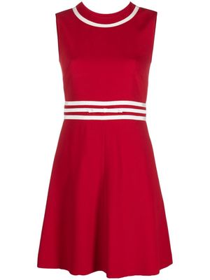 RED Valentino bow-detail flared minidress