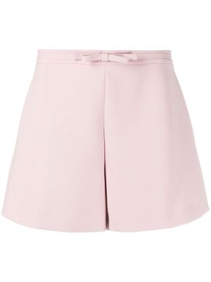 RED Valentino bow-detail shorts - Pink