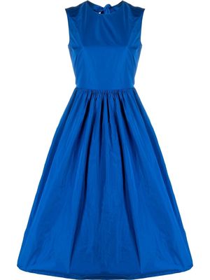 RED Valentino bow-embellished midi dress - Blue