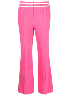 RED Valentino contrast-trim trousers - Pink