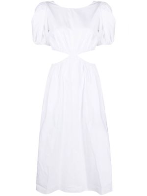 RED Valentino cut-out midi dress - White