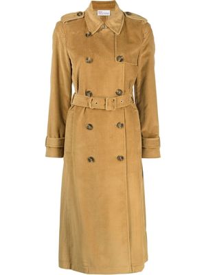 RED Valentino double-breasted coat - Brown