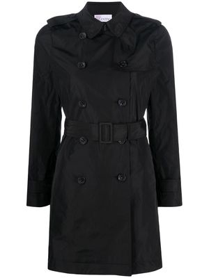 RED Valentino double-breasted trench coat - Black