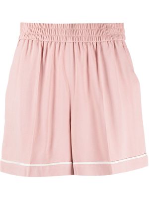 RED Valentino elasticated tailored shorts - Pink