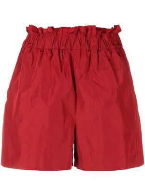 RED Valentino elasticated waist flared shorts