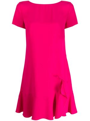 RED Valentino flared short-sleeve minidress - Pink
