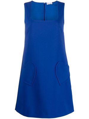 RED Valentino heart-detail minidress - Blue