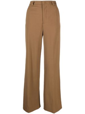 RED Valentino high-waisted tailored trousers - Brown