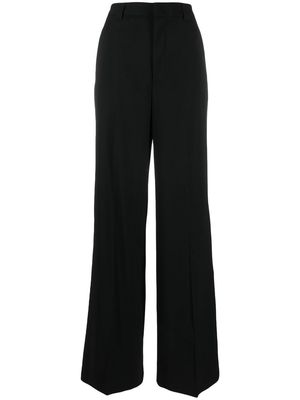 RED Valentino high-waisted wide-leg trousers - Black
