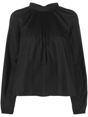 RED Valentino pleat-detail blouse - Black